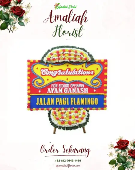 Sewa Papan Bunga Delodberawah